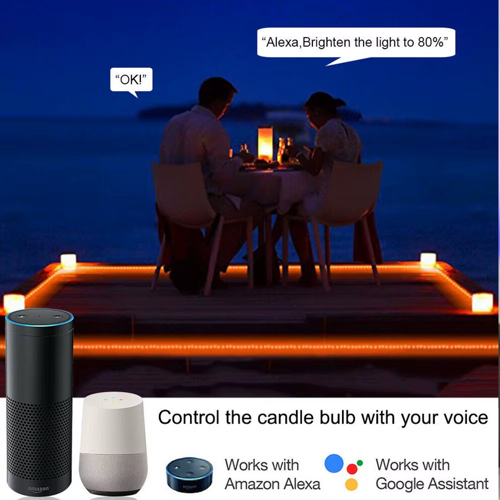 5M 10M 20M Tuya Wifi RGB RGBW RGBWW Led Strip 5050 12V Dimmable Light+Mini Controller+Power APP Voice Control Alexa Google Home